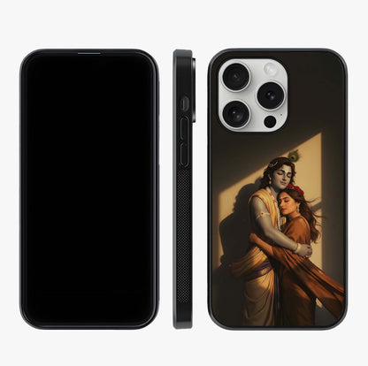Divine Eternal Love Glass Case displayed upright for full design visibility and premium finish.