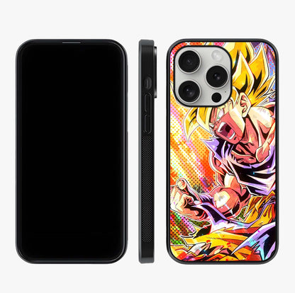 Firing Goku Glass Case displayed upright for full design visibility and premium finish.