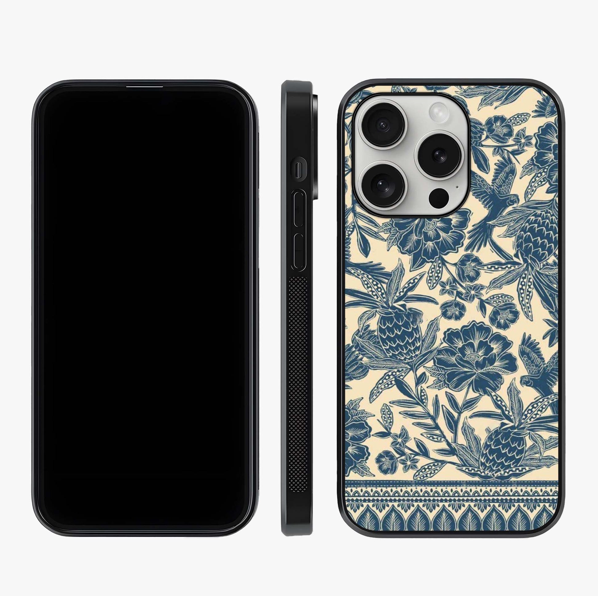 Heirloom Wild Bloom Glass Case displayed upright for full design visibility and premium finish.