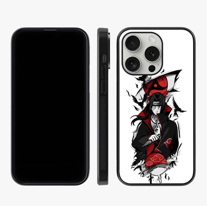 Itachi Sharingan Glass Case displayed upright for full design visibility and premium finish.