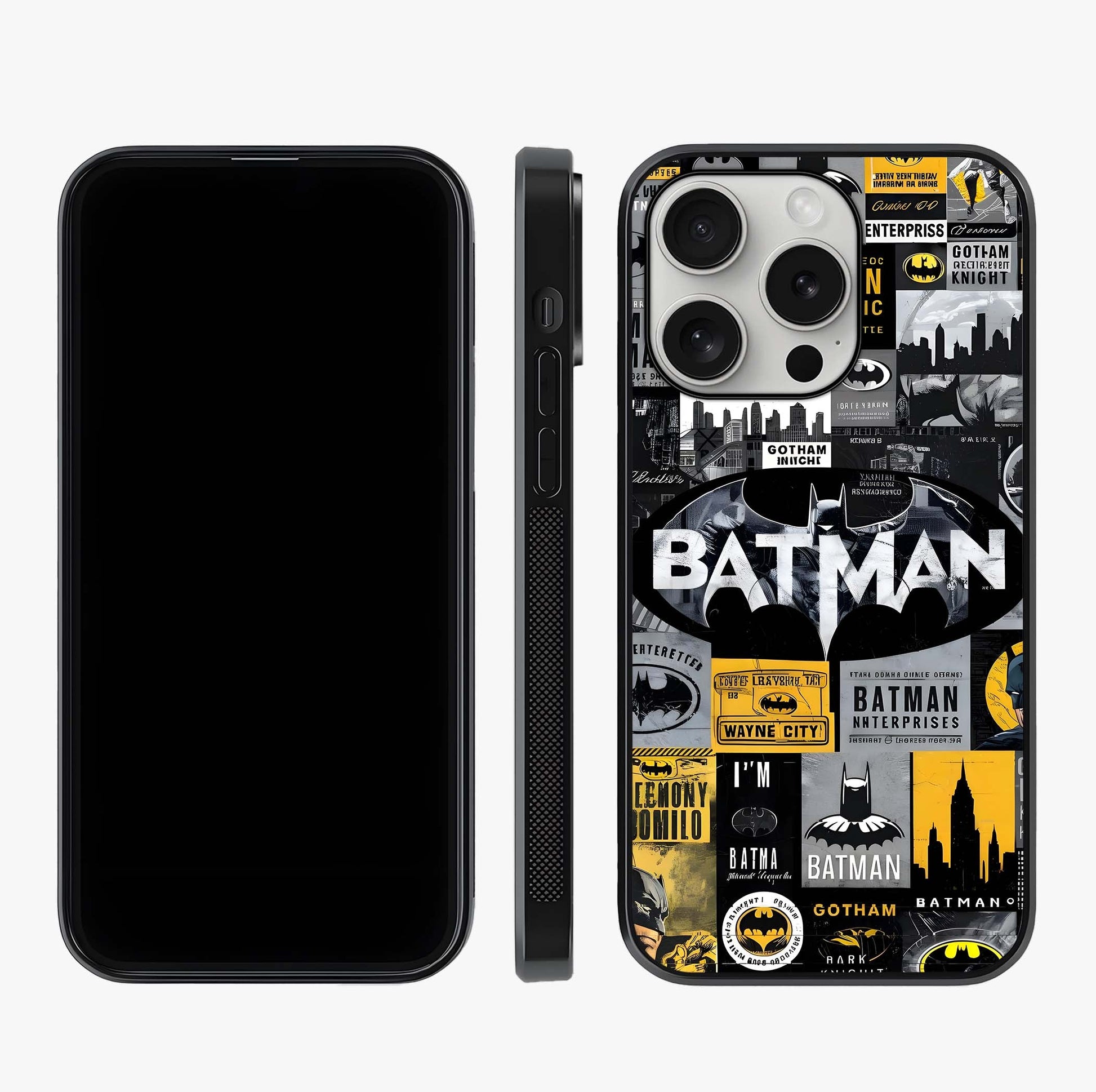Knight Gotham Rise Glass Case displayed upright for full design visibility and premium finish.