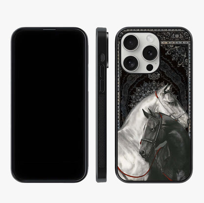 Majestic Ride Legacy Glass Case displayed upright for full design visibility and premium finish.