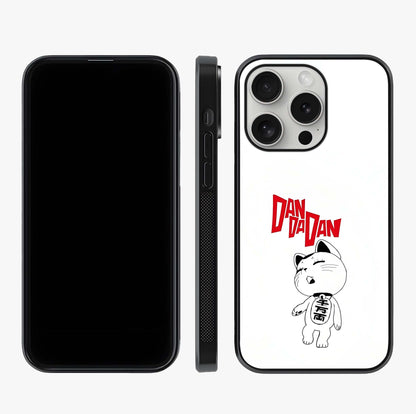 Playful Spirit Charm Glass Case displayed upright for full design visibility and premium finish.