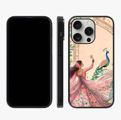 Royal Grace Muse Glass Case displayed upright for full design visibility and premium finish.