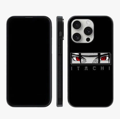 Scarlet Gaze Dominance Glass Case displayed upright for full design visibility and premium finish.