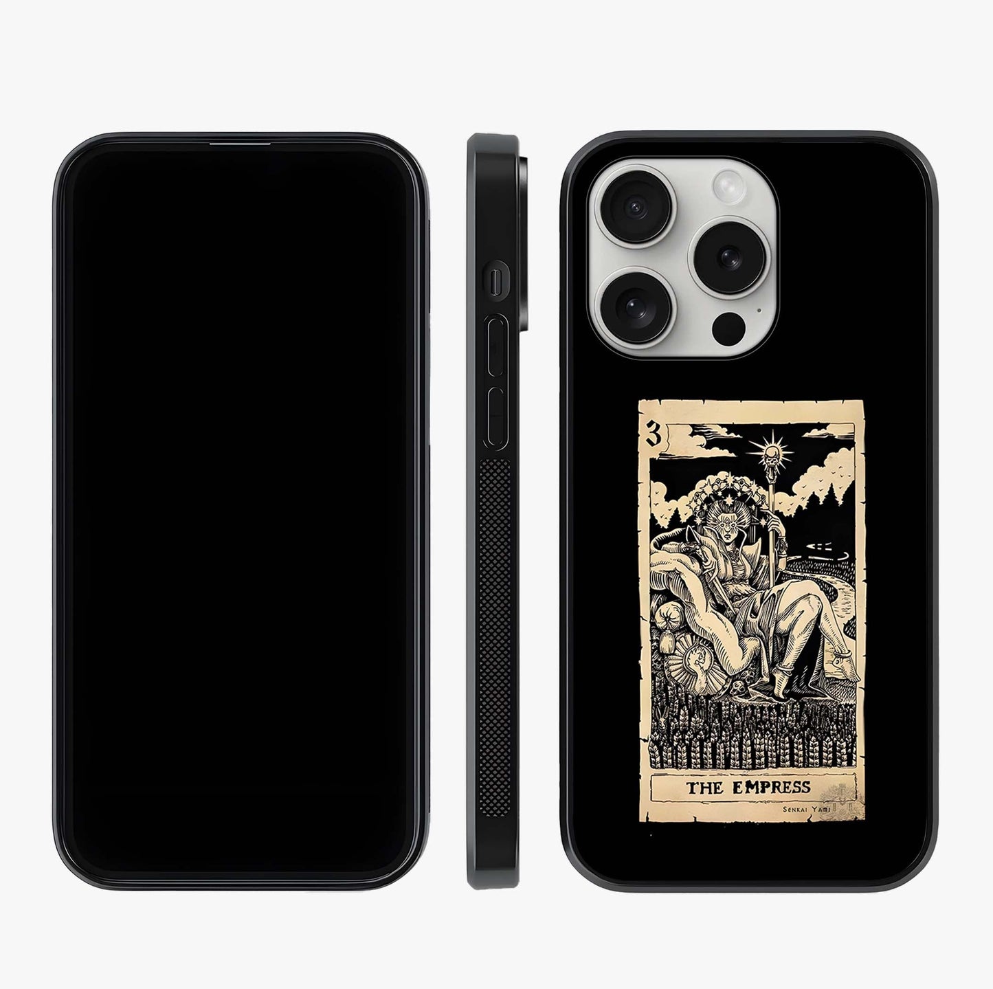 The Empress Glass Case displayed upright for full design visibility and premium finish.