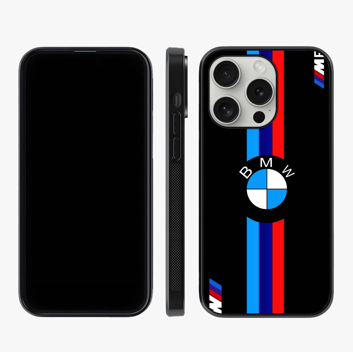 Turbo Bmw Beast Glass Case displayed upright for full design visibility and premium finish.