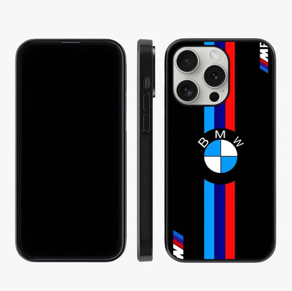 Turbo Bmw Beast Glass Case displayed upright for full design visibility and premium finish.