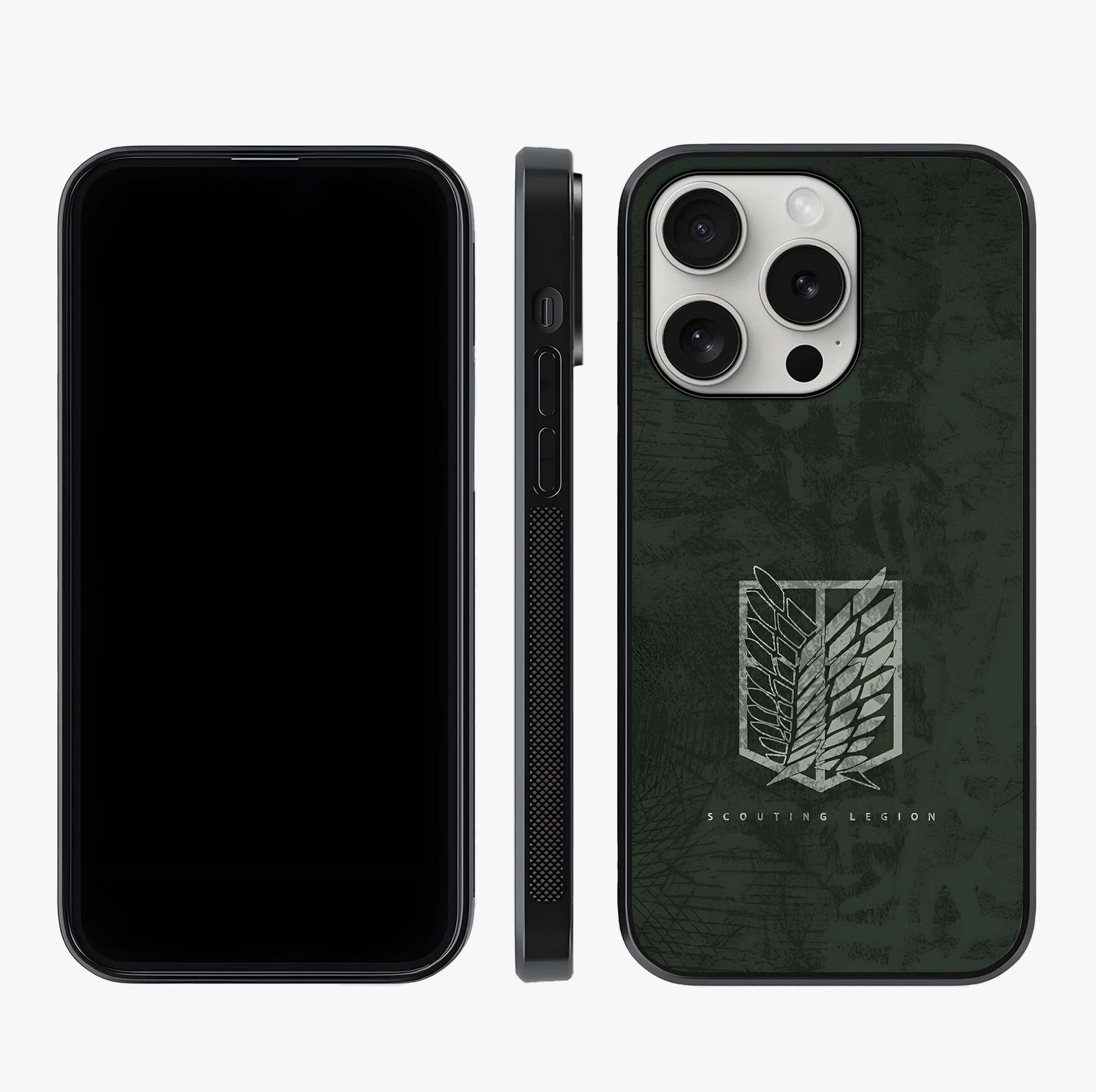 Wings Of Freedom Glass Case displayed upright for full design visibility and premium finish.