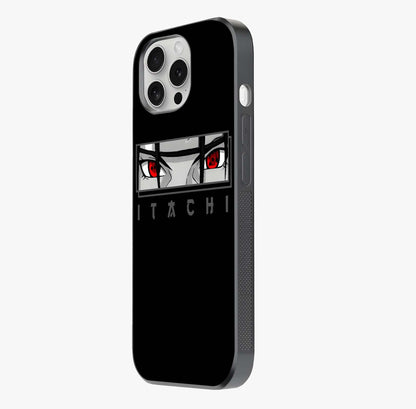 Scarlet Gaze Dominance Glass Case photographed in natural light showing reflective finish and design depth.