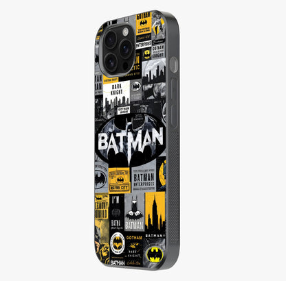 Knight Gotham Rise Glass Case photographed in natural light showing reflective finish and design depth.