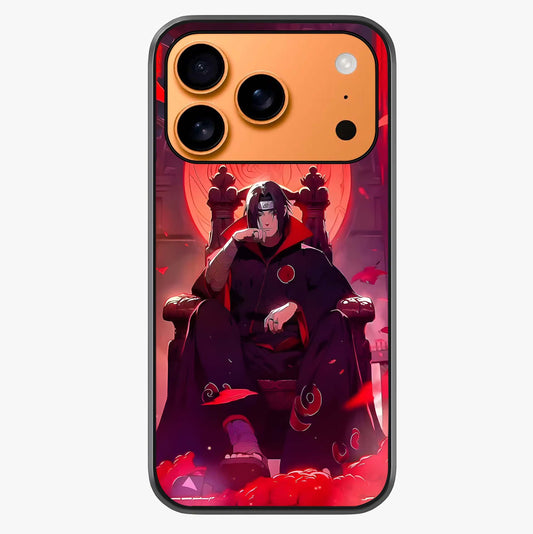 Blood Moon Sovereign Glass Case captured at a warm angle highlighting gloss, texture and premium glass finish.