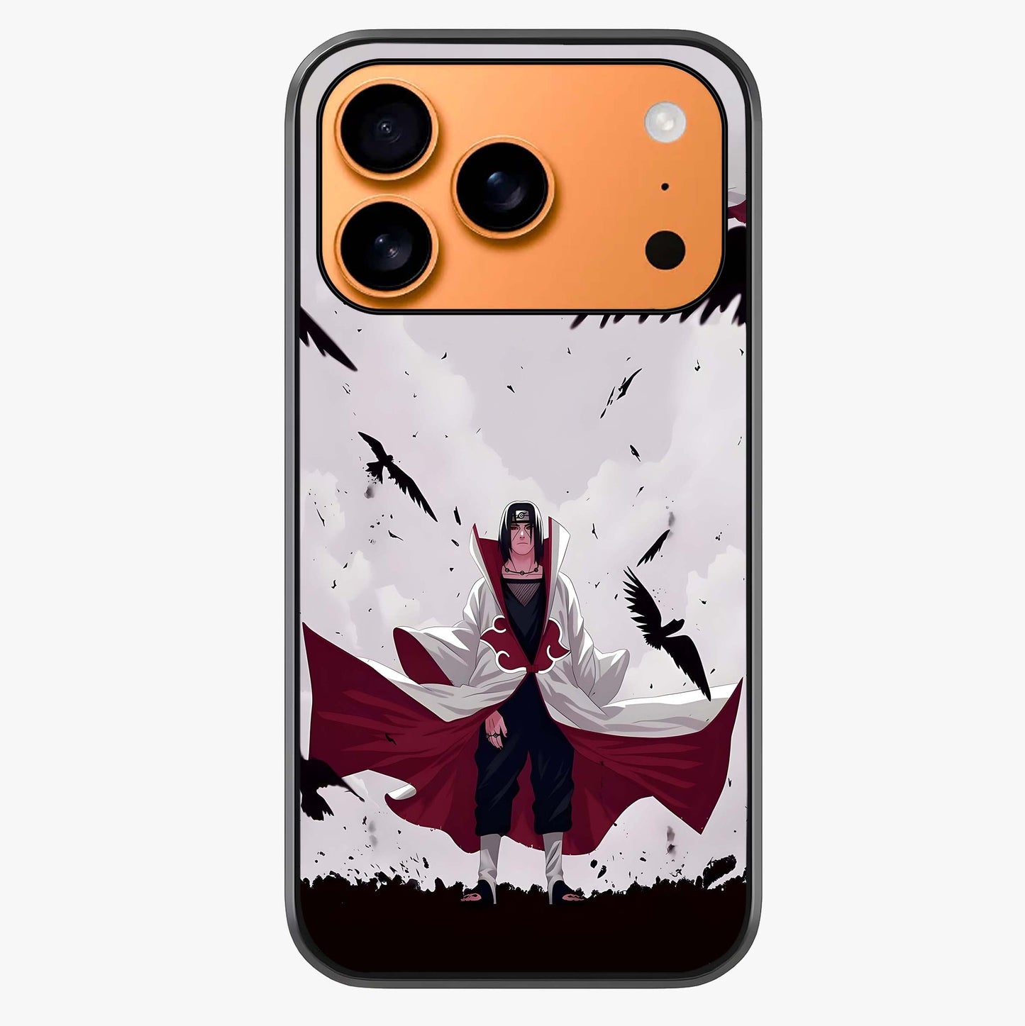 Crimson Crow Ascension Glass Case captured at a warm angle highlighting gloss, texture and premium glass finish.