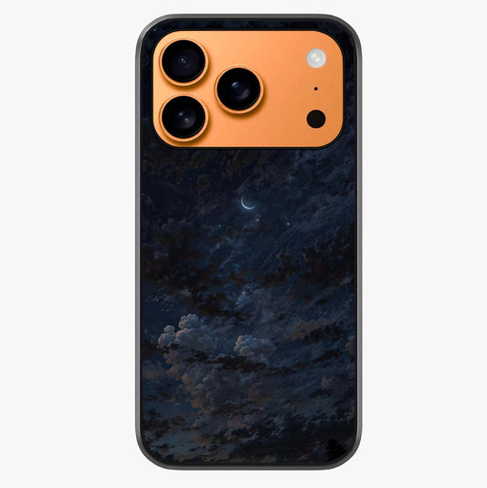 Lunar Veil Silence Glass Case captured at a warm angle highlighting gloss, texture and premium glass finish.