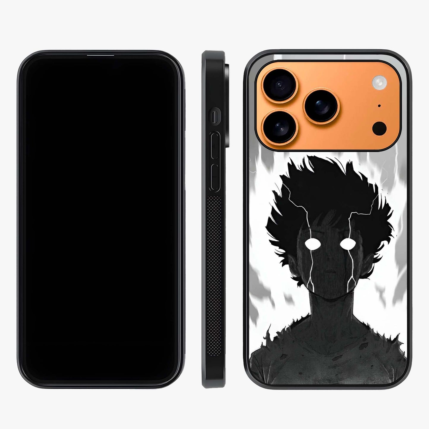 Awakened Inner Rage Glass Case displayed upright for full design visibility and premium finish.