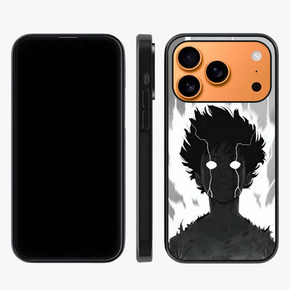 Awakened Inner Rage Glass Case displayed upright for full design visibility and premium finish.