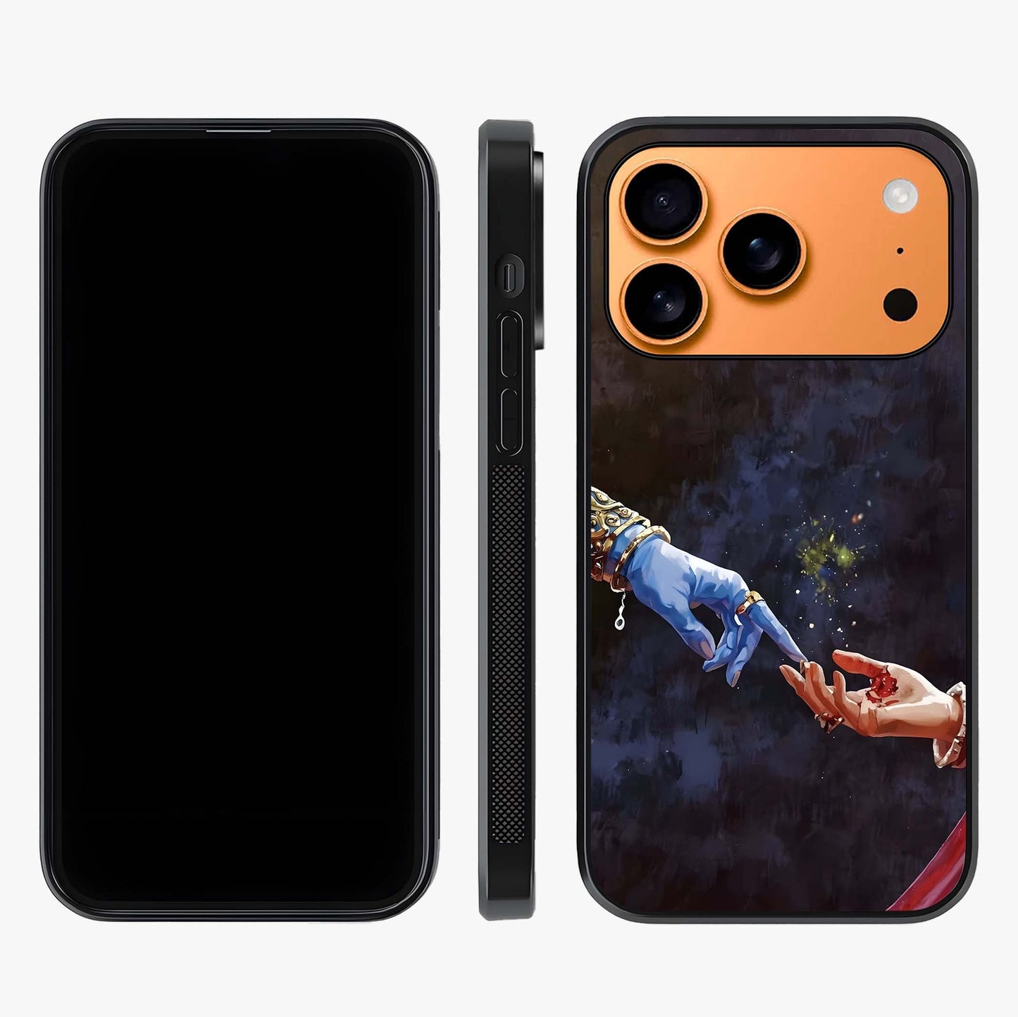 Divine Touch Eternal Glass Case displayed upright for full design visibility and premium finish.