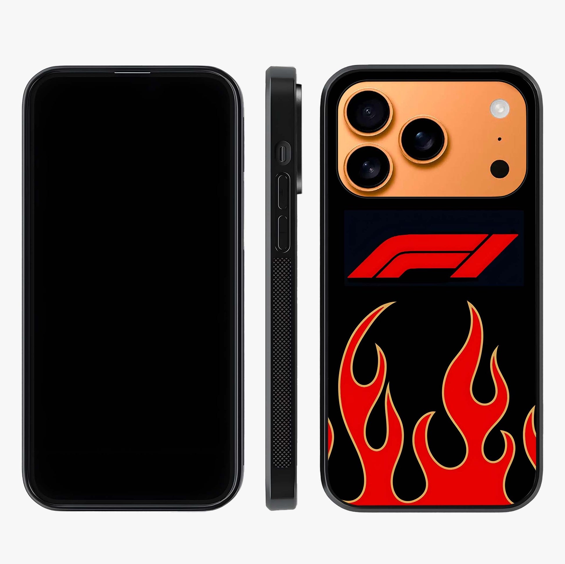 Fire F11 Glass Case displayed upright for full design visibility and premium finish.