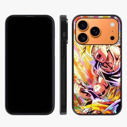 Firing Goku Glass Case displayed upright for full design visibility and premium finish.