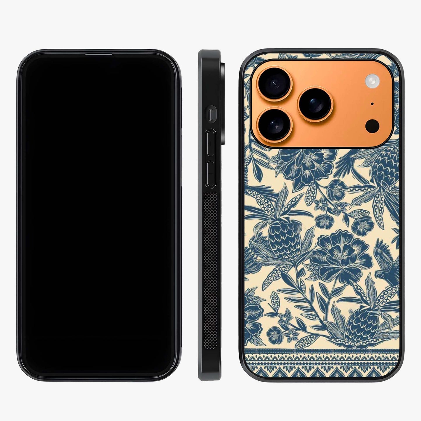 Heirloom Wild Bloom Glass Case displayed upright for full design visibility and premium finish.
