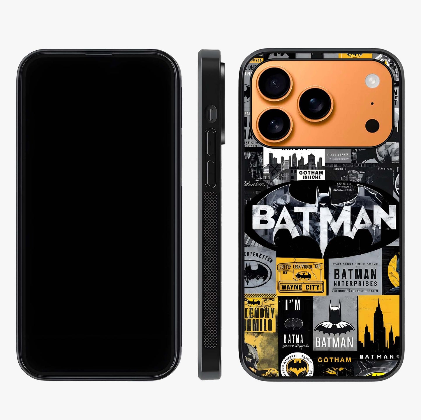 Knight Gotham Rise Glass Case displayed upright for full design visibility and premium finish.