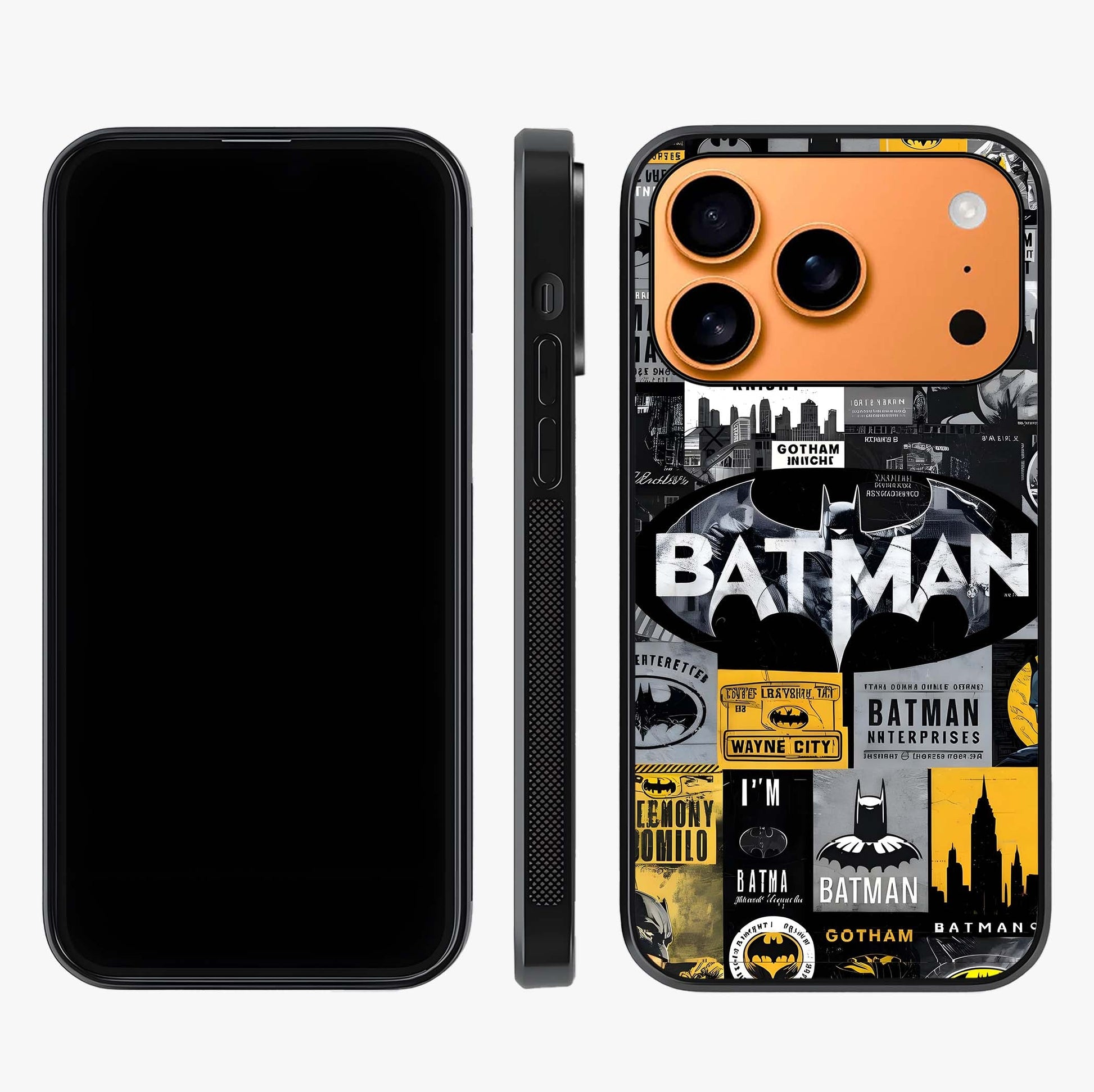 Knight Gotham Rise Glass Case displayed upright for full design visibility and premium finish.