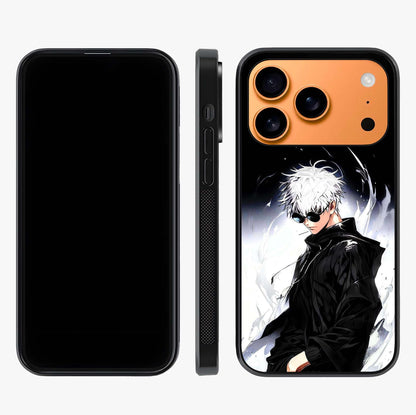 Limitless Shadow King Glass Case displayed upright for full design visibility and premium finish.