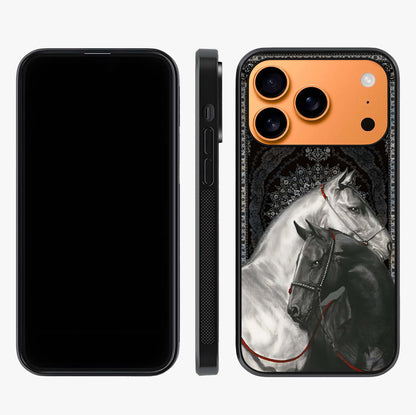 Majestic Ride Legacy Glass Case displayed upright for full design visibility and premium finish.