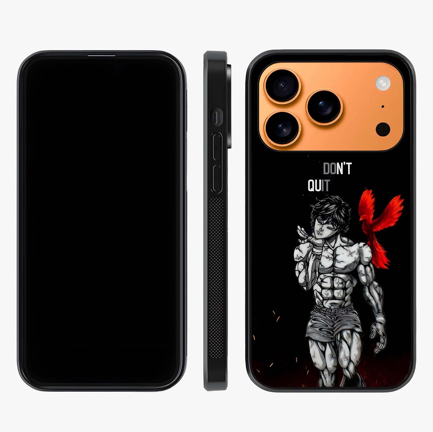 Rise Beyond Limits Glass Case displayed upright for full design visibility and premium finish.