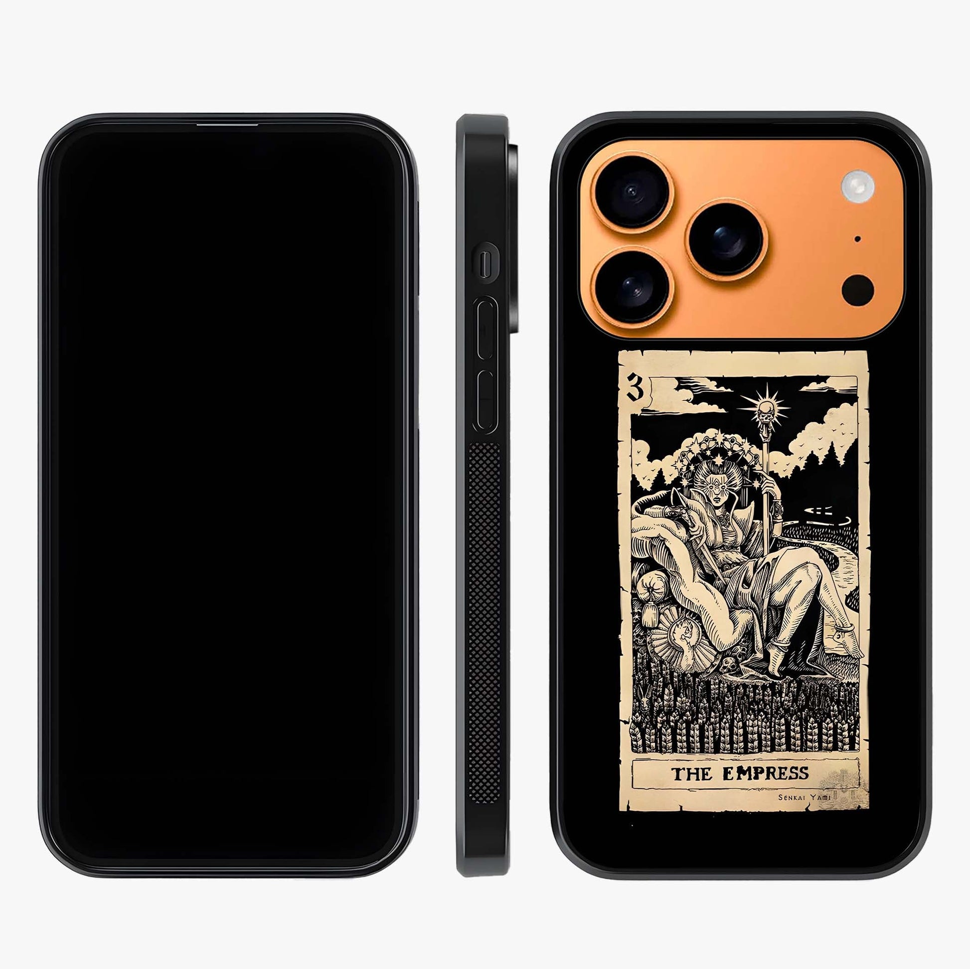 The Empress Glass Case displayed upright for full design visibility and premium finish.