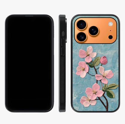 Threaded Blossom Breeze Glass Case displayed upright for full design visibility and premium finish.