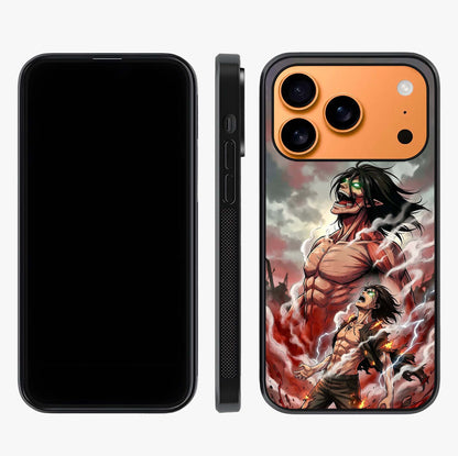 Titan Awakening Fury Glass Case displayed upright for full design visibility and premium finish.