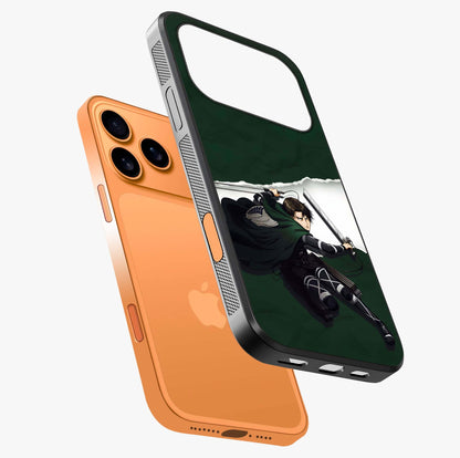 Emerald War Vanguard Glass Case laid diagonally highlighting side profile, edges and glossy glass shine.