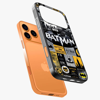 Knight Gotham Rise Glass Case laid diagonally highlighting side profile, edges and glossy glass shine.