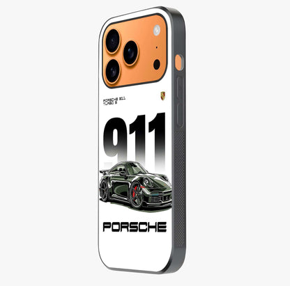 911 Turbo Dominance Glass Case photographed in natural light showing reflective finish and design depth.