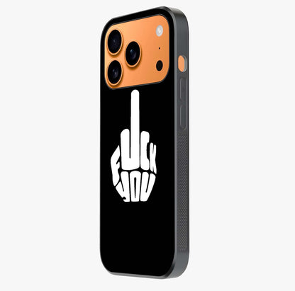 Rebel Mode On Glass Case photographed in natural light showing reflective finish and design depth.