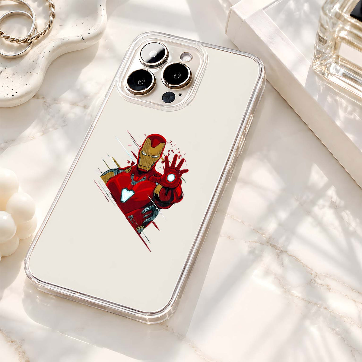 Iron Man Armor Clear Silicon Cover