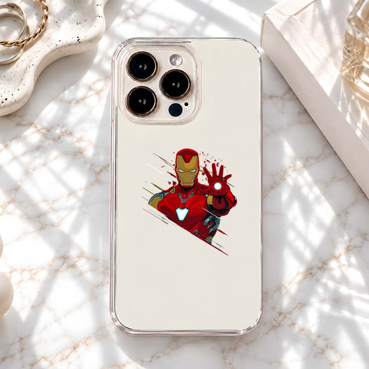Iron Man Armor Clear Silicon Cover