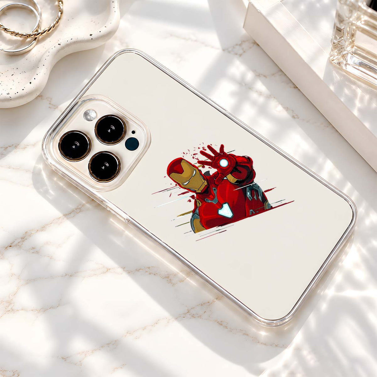 Iron Man Armor Clear Silicon Cover