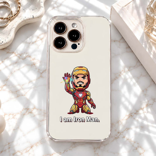 Iron Man Infinity Gauntlet Clear Silicon Cover