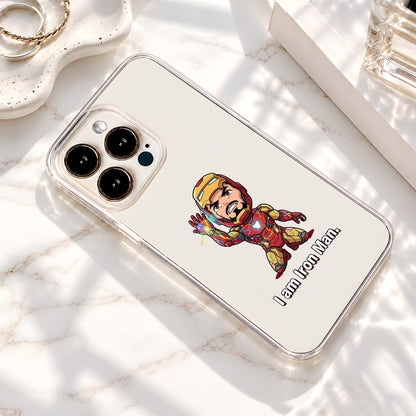 Iron Man Infinity Gauntlet Clear Silicon Cover