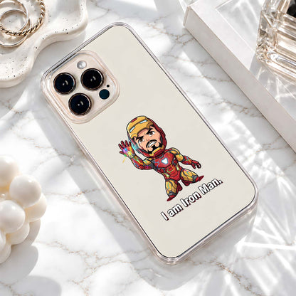 Iron Man Infinity Gauntlet Clear Silicon Cover