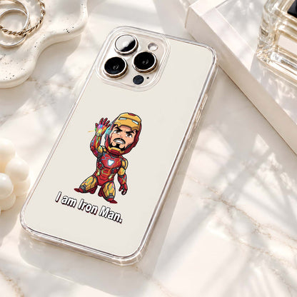 Iron Man Infinity Gauntlet Clear Silicon Cover