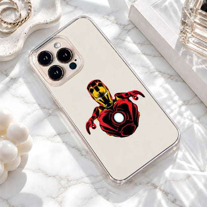 Iron Man Portrait Clear Silicon Cover