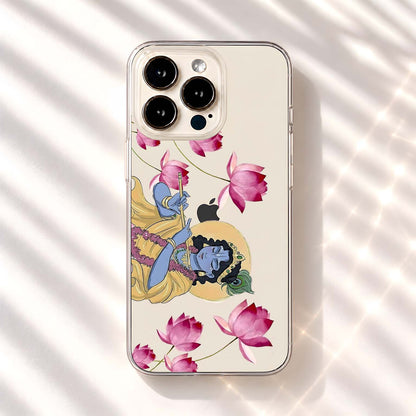 Krishna Lotus Dreams Clear Silicon Cover