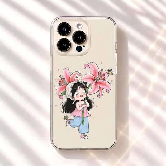 Little Lily Girl Clear Silicon Cover