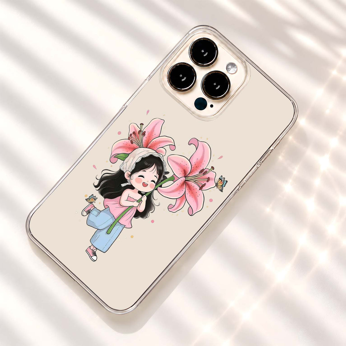 Little Lily Girl Clear Silicon Cover