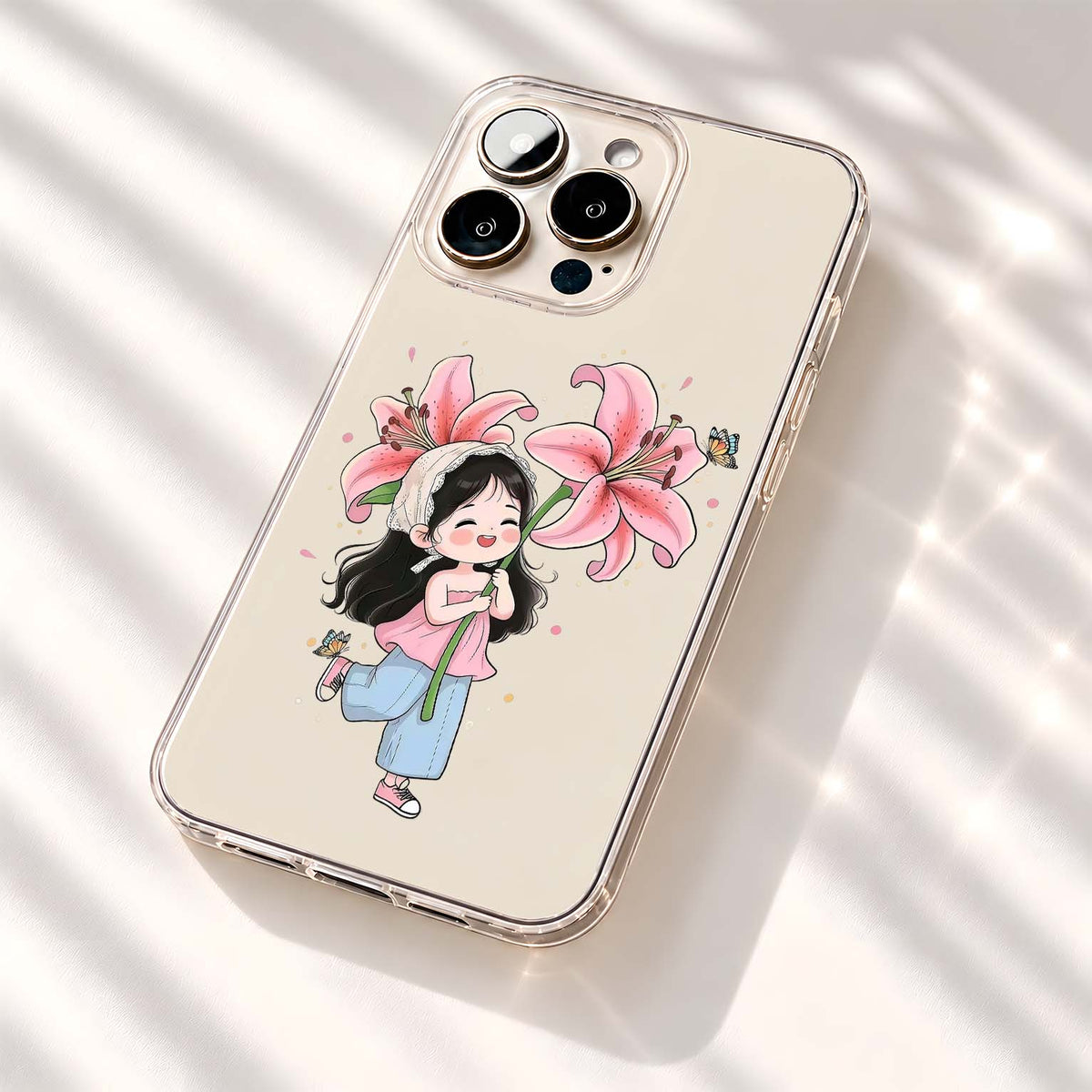 Little Lily Girl Clear Silicon Cover