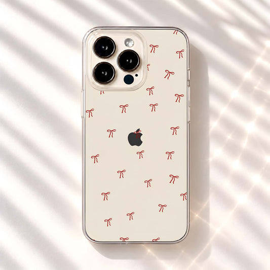 Little Scarlet Bows Silicon Cover