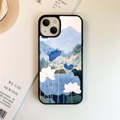 Lotus Dream Scene Glass Case